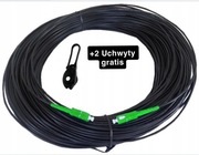 Patchcord SM SC/APC-SC DROP zewnętrzny 50m *UCHWYTY GRATIS*