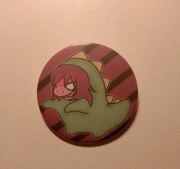 Deltarune Susie Susiezilla przypinka