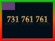 731 761 761 ZŁOTY NUMER STARTER PLAY ŁATWY NA KARTĘ PREPAID GSM