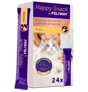 FELIWAY Happy Snack 24x15g Kremowa Przekąska dla Kotów na Stres Relaks