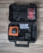 NEO LASER KRZYŻOWY CZERWONY PŁASZCZYZNOWY POZIOMICA 3D 360° USB-C 75-104