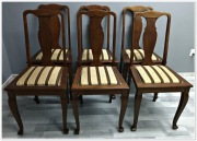 Antyk ładny komplet krzeseł 6 szt.