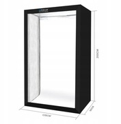 PULUZ NAMIOT BEZCIENIOWY 200 CM 6 LAMP LED 23600LM DO ZDJĘĆ FOTOGRAFICZNY