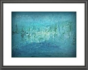 Oryginalny autorski obraz akrylowy "Lost in the lake" z certyfikatem 