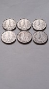 Zestaw PRL 1 zł 1983/84/85/86/87/88r. 