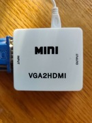 Adapter / Konwerter VGA (D-Sub) do HDMI Full HD + Audio