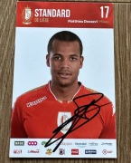 Matthieu Dossevi Standard Liege - oryginalny autograf karta