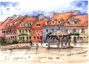 Sandomierz Akwarela 21x30cm