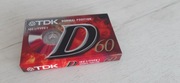 Kaseta magnetofonowa TDK D 60