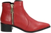 Damskie botki Steve Madden Dylles rozm.37 Czerwone Skóra