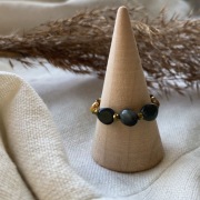 Pierścionek Intuicji z Kamieni Naturalnych: Sokole Oko i Tygrysie Oko