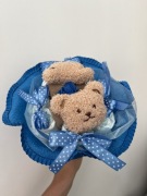 Bukiet Tort z Pampersów prezent dla dziecka baby shower chrzest narodziny