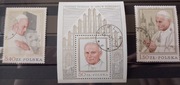 Polska BL106a + 2482-2483 Wizyta papieża Jana Pawła II w Polsce 1979