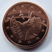 ANDORA 2024 2 CENTY UNC !!!!!!!!!!
