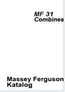 Katalog części kombajn  Massey Ferguson MF 31