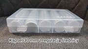 Kapsel na monety o średnicy 30 mm z regulacją 