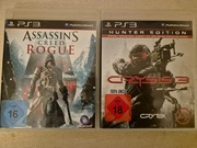 2 gry PS3 Assassin's Creed Rogue PL napisy i Crysis 3 dubbing PL