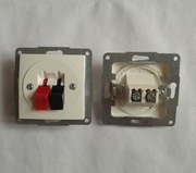 Gniazdo głośnikowe Polo Fiorena białe - nowe