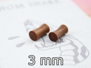3mm nowe tunele plugi z drewna drewniane etno boho Venom Snake VS141