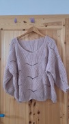 Ażurowy sweter oversize 