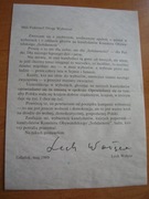 wybory czerwiec 1989 ulotka wyborcza Solidarność odezwa Lech Wałęsa