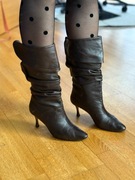 Botki premium Manolo Blahnik 37 skóra