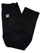 Czarne spodnie double knee Carhartt Wip retro vintage workwear