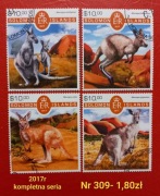 Znaczki fauna:309: zwierzęta, ssaki- Wyspy Salomona 2017r 