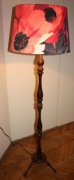 Lampa kolorowy abażur h=158 cm