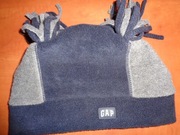 GAP super czapka zimowa granat-szara 52-56cm/10-16l