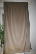 zasłony welurowe beżowe kawa z mlekiem zaciemniające 244*134cm inka NOWE