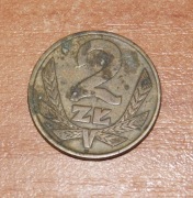 Moneta 2 złote 1977 r