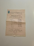 Świadectwo szkolne 1935/1936 – oryginał, dokument historyczny