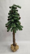 Choinka sztuczna na pniu, Sosna Zielona z szyszkami wys. 150 cm
