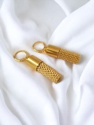 Kolczyki z koralików jubilerskich 