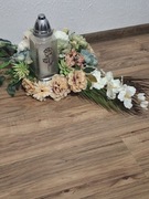 Kompozycja wiazanka stroik nagrobna obciazona 