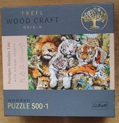 Puzzle drewniane 500 - koty