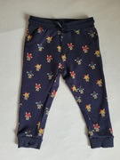 Granatowe spodnie dresowe z printem COCCODRILLO, rozm. 86