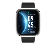 Smartwatch Garett GRC Style, srebrno-czarny