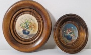 Obrazki malowane na drewnie  2 sztuki