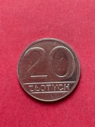 20 zł. 1989 PRL    Stan 1-