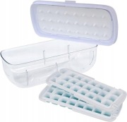 Tacka na kostki lodu z pojemnikiem do przechowywania lodu