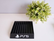 Stojak na Gry PS5 Organizer na 10 Gier PlayStation 5 Podstawka Czarna