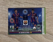 Messi & Neymar DOUBLE TROUBLE 352 Panini Adrenalyn XL UCL 2014/15