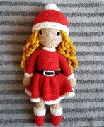 Duża  lalka, szydełko, hand made, rękodzieło, prezent, święta 