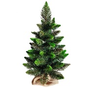 Mała choineczka 60 cm SOSNA BAJKOWA DIAMENTOWA PREMIUM z JUTĄ stojak 3 nogi