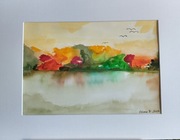 Akwarela A4 w passe-partout 30 x 40 