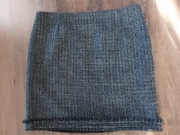 Spódnica mini Zara Basic z metalizowaną nicią M jak nowa