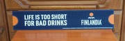 Finlandia Life Is Too Short For Bad Drinks Mata Barowa Gumowa Ociekacz Nowa