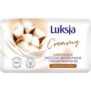 Mydło w kostce Mleczko Bawełniane i Prowitamina B5 - LUKSJA Creamy , 84szt